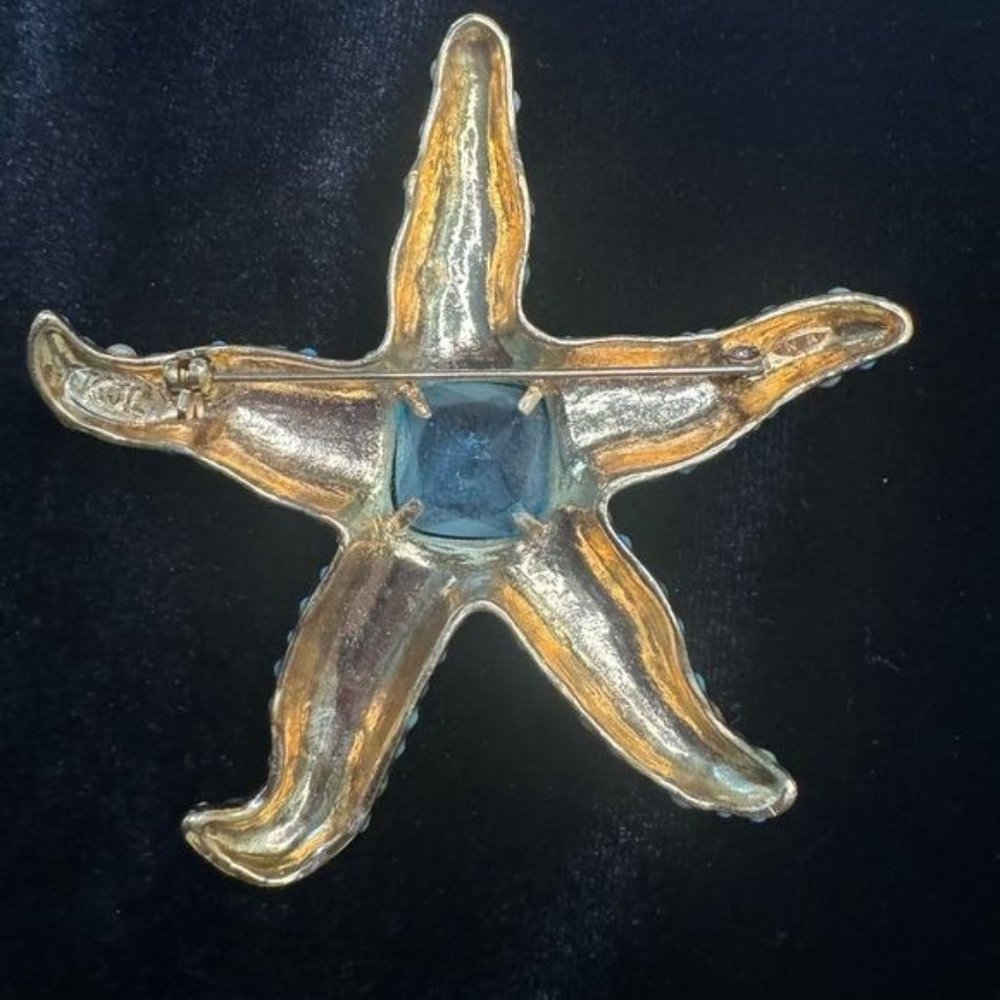 Vintage Kenneth Jay Lane Starfish Brooch - Picture 2 of 3